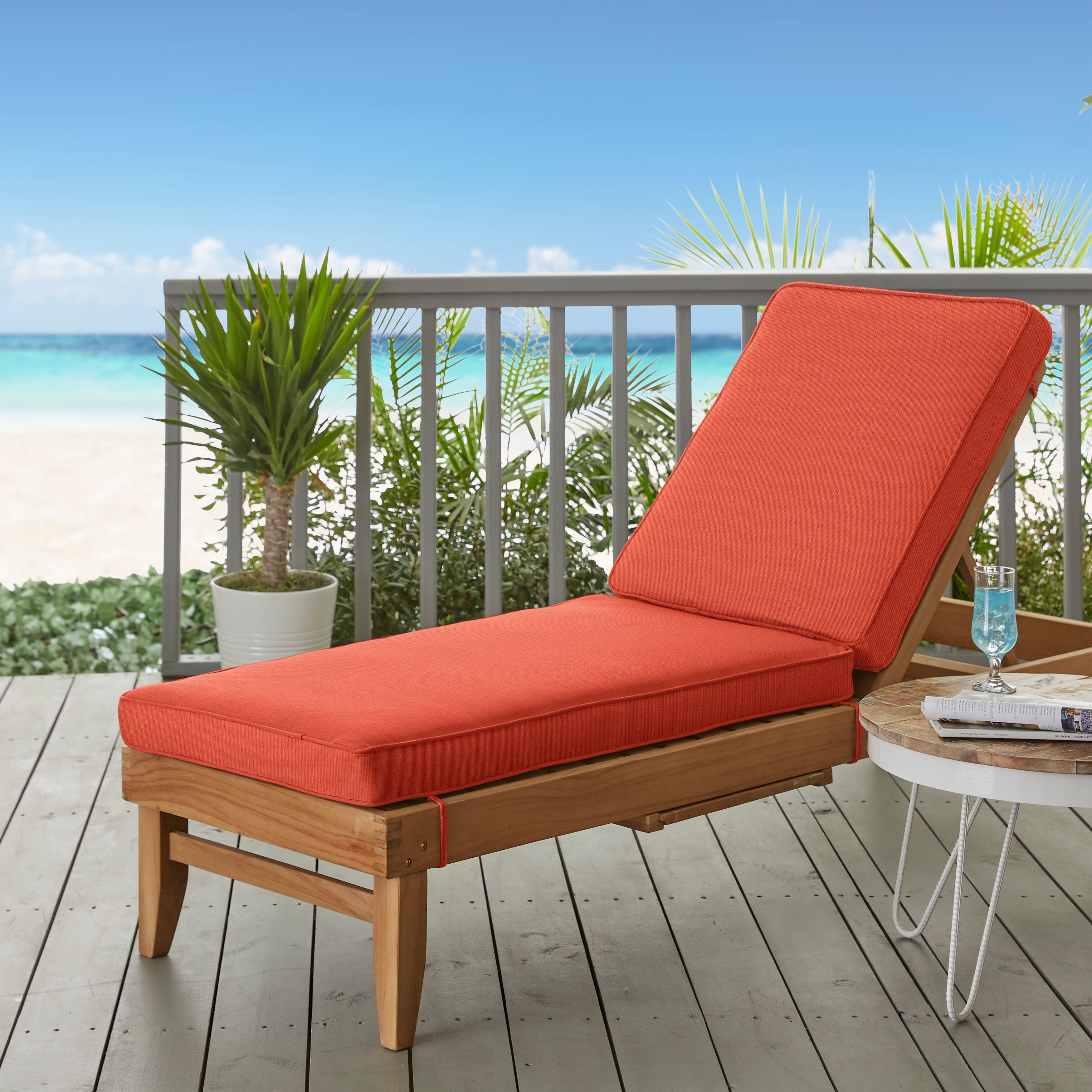 Coral Corded Indoor Outdoor Hinged Cushion On Sale Bed Bath Beyond 33313479
