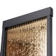 preview thumbnail 11 of 11, Alpine Corporation 72" Tall Indoor/Outdoor Mirror Zen Waterfall Fountain with Stones and Lights