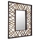 preview thumbnail 3 of 3, Uttermost Teak Maze Rectangle Mirror - 56"H x 44"W x 2.5"D