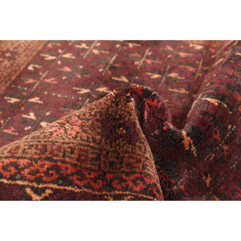 ECARPETGALLERY Hand-knotted Teimani Dark Brown Wool Rug - 2'8 x 4'3
