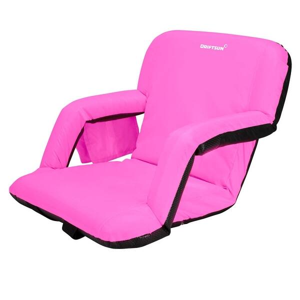 Shop Driftsun Stadium Seat Reclining Bleacher Chair Folding With