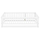 preview thumbnail 47 of 89, Montessori Floor Bed with Fence & Door, Toddler Wood Bed Frame for Kids