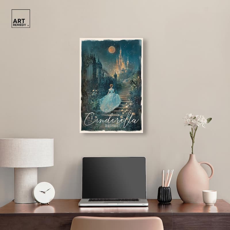 Classic Cinderella Canvas by Art Remedy, Gallery Wrapped