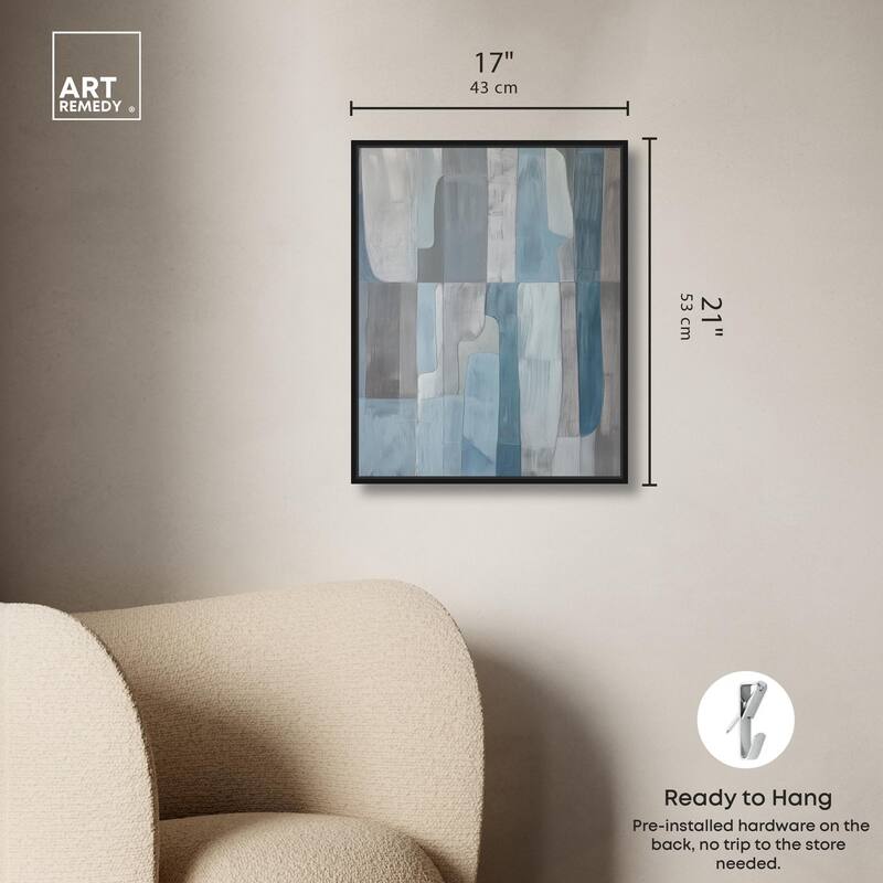 Tessellated Tones II Canvas by Art Remedy