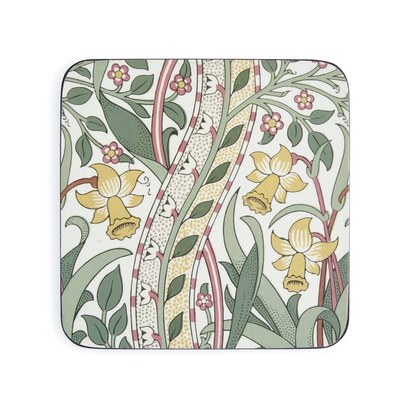 Pimpernel Morris & Co Coasters Set of 6 Assorted Designs - 4"x4"