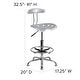 preview thumbnail 68 of 164, Vibrant Chrome Tractor Seat Drafting Stool