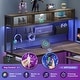 preview thumbnail 67 of 68, L Shaped Gaming Desk Computer Desk Corner Desk Pegboard Power Outlet