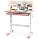 preview thumbnail 1 of 29, Costway Kids Study Desk with 7-Level Tiltable Desktop Adjustable - See Details Pink