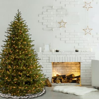 National Tree Company 6.5 ft. Noble Fir Tree with Clear Lights - 6.5 Foot