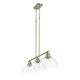preview thumbnail 2 of 7, Golden Lighting 3602-3LP AB Duncan 3 Light 40" Wide Linear Pendant