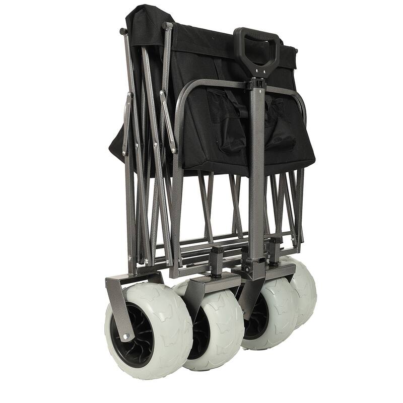 All Terrain Steel Frame Trolley with Pneumatic Tires