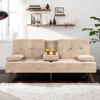 Futzca Futon Couch Sofa Bed, Small Sleeper Sofa Chair Loveseat