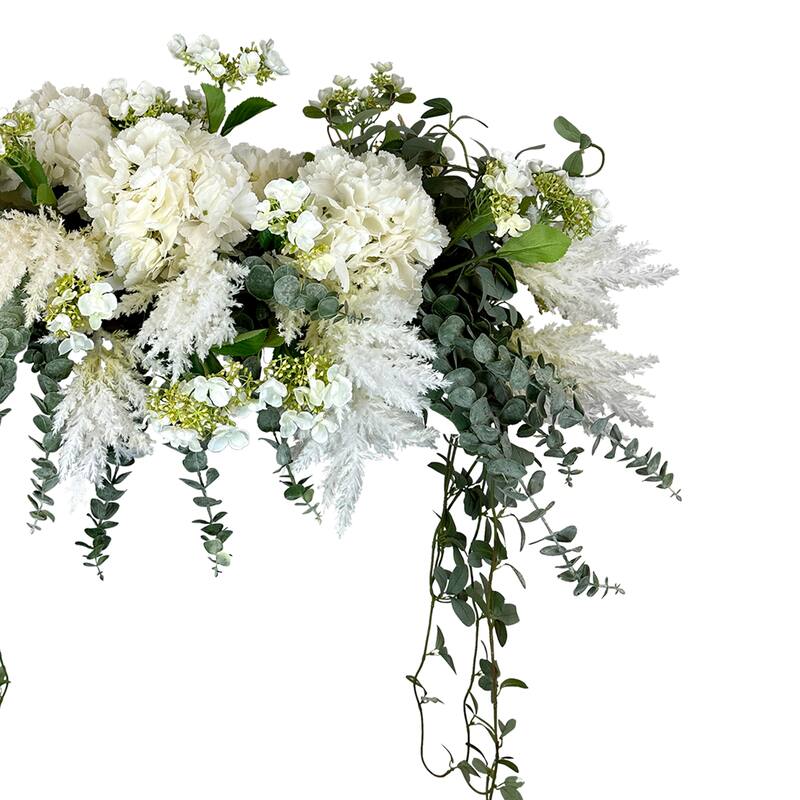 Hydrangea and Eucalyptus Chandelier