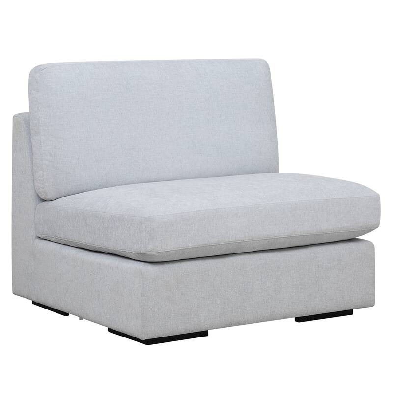 Uttermost Refuge Armless Cloud Blue Sofa - 30"Hx 40"Wx 37.5 "D