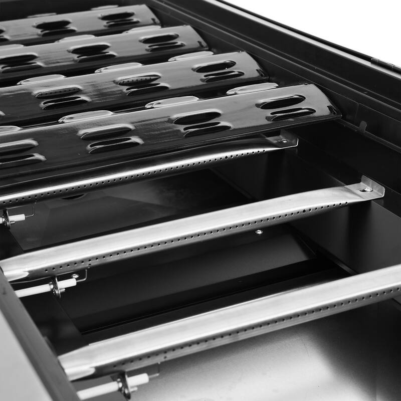 Royal Gourmet GB8001B 8-Burner Gas Grill, 104,000 BTU Grill, Black