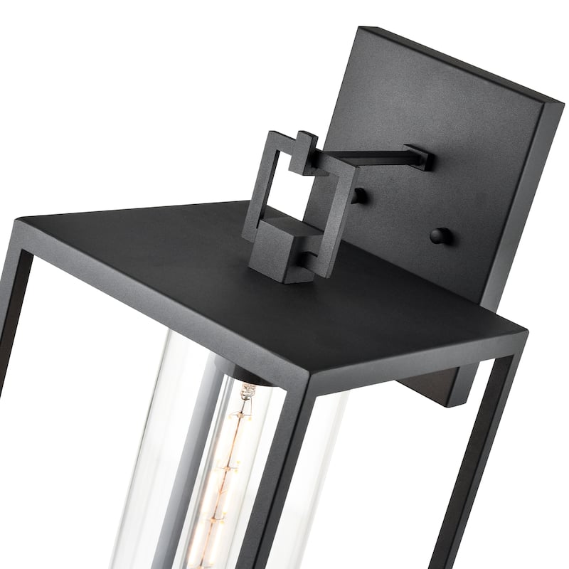 Millennium Lighting Ellway 1 Light Outdoor Wall Sconce in Textured Black