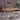 72" Indoor Outdoor Industrial Wood and Metal Rectangular Dining Table
