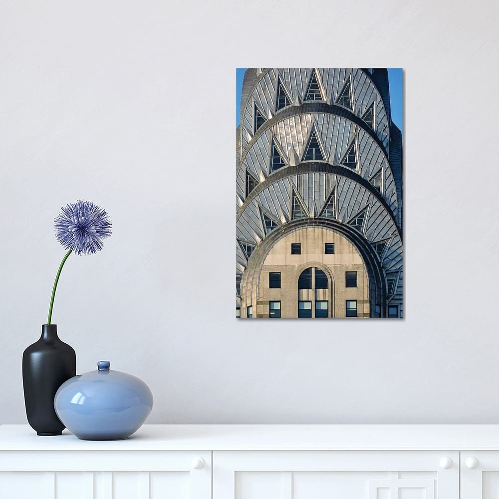 iCanvas "Chrysler Building" by Graffi*Tee Studios Canvas Print