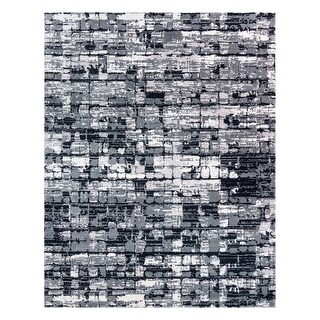 Baran Mikas Charcoal Area Rug (5'3