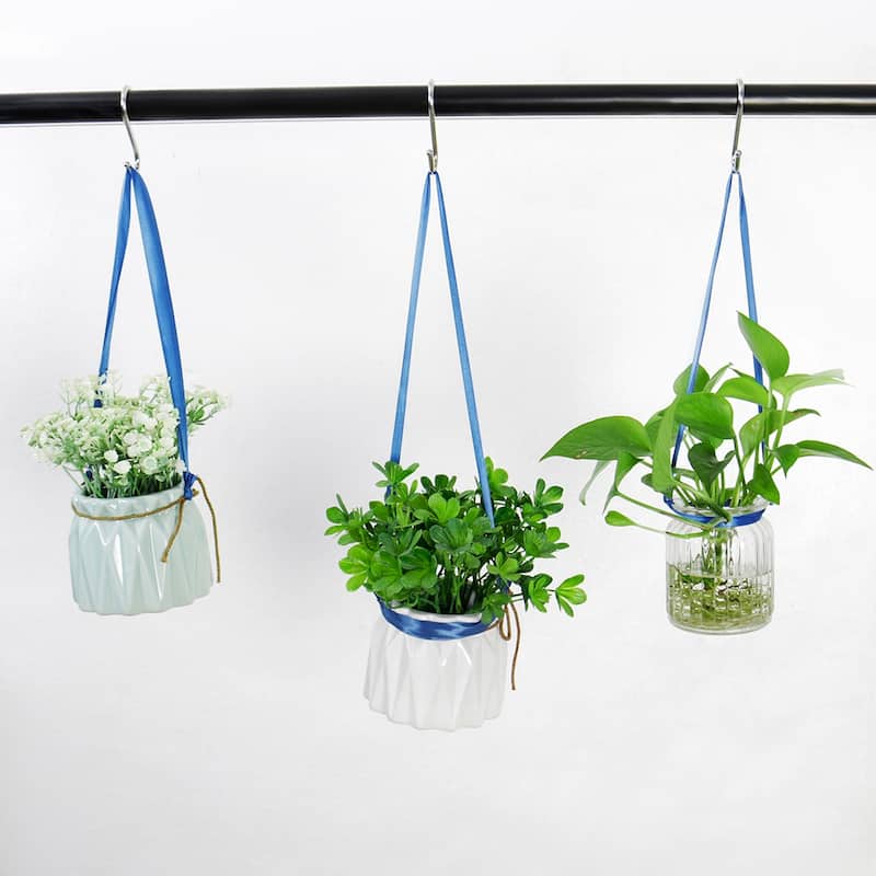 Stainless Steel S Shape Clothes Towel Hanging Hooks Holder 10 Pcs - Silver Tone - 4.9" x 4.5" x 0.16"(L*W*T)