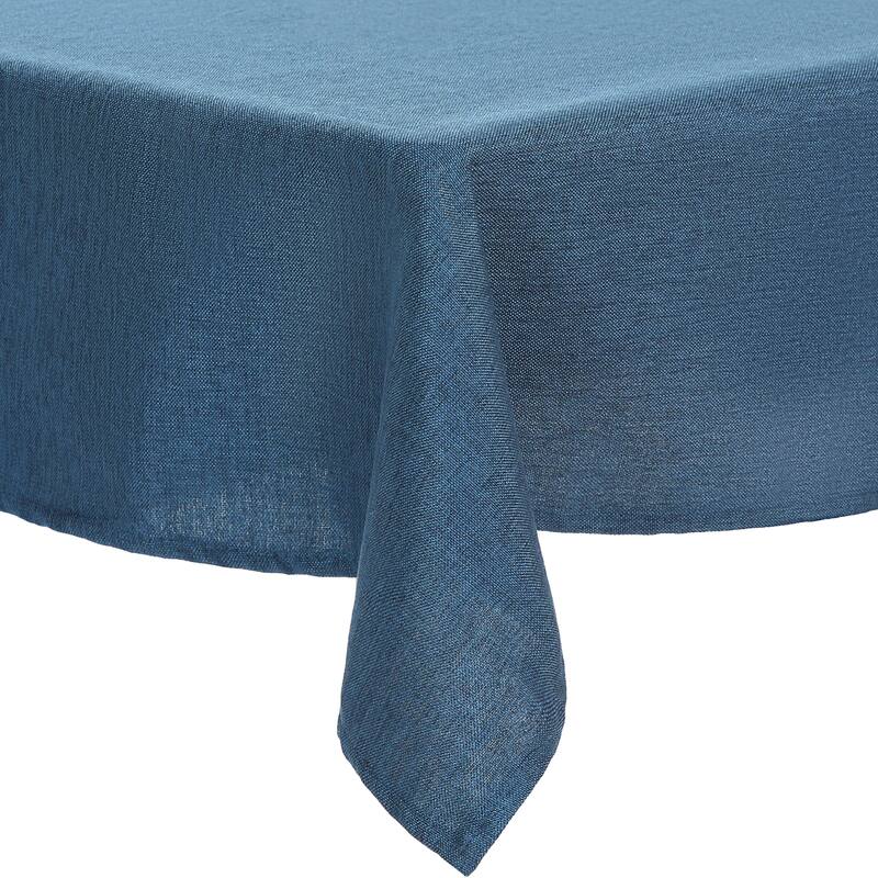 1 Pack Rectangle Tablecloth, Cotton Linen Waterproof Table Cover