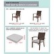 preview thumbnail 4 of 17, Textured Universal Seat Cushion (2-Pack) - 18" wide x 17.5" deep x 2.5" thick