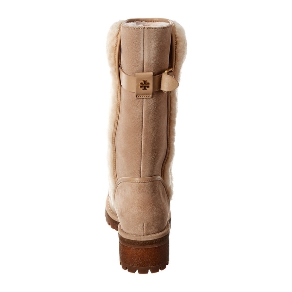 tory burch two tone boots