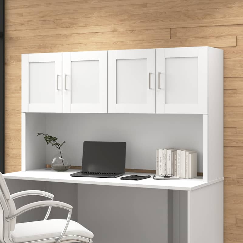 Hampton Heights 72W Hutch by Bush Business Furniture - White