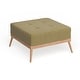 preview thumbnail 26 of 28, Carson Carrington Lund Mid-century Tufted Fabric Square Ottoman Table