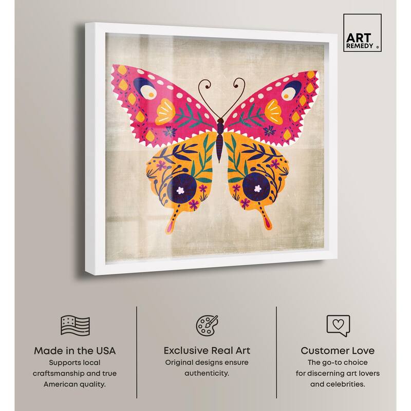 Butterfly Wings II Shadowbox by Art Remedy