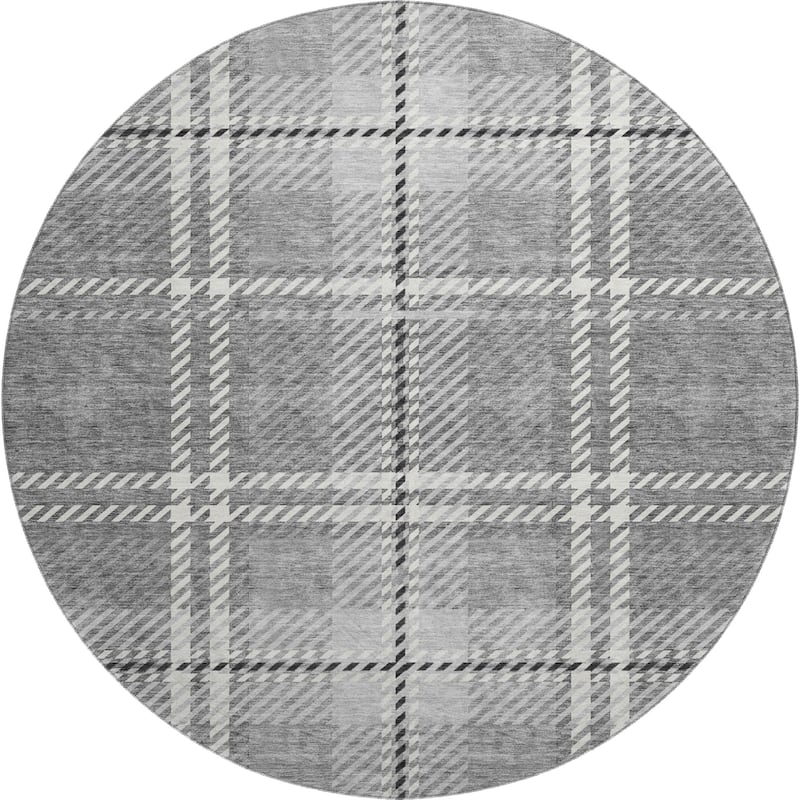 Premium Washable Super Soft Plaid Mayfield Rug