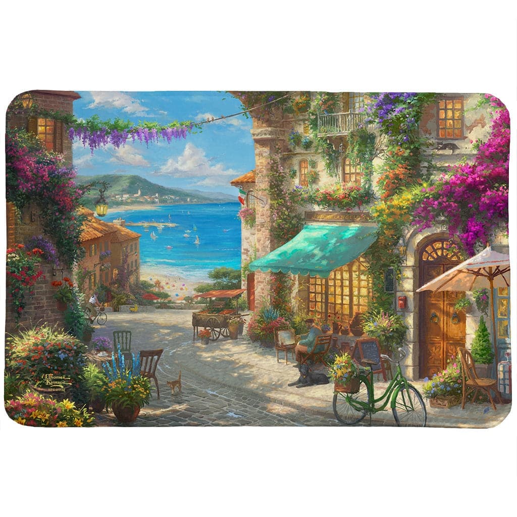 Thomas Kinkade Italian Cafe Memory Foam Rug by Laural Home