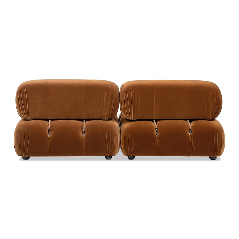 Marcel 72.5" Bubble Modular Modern 2-Piece Loveseat