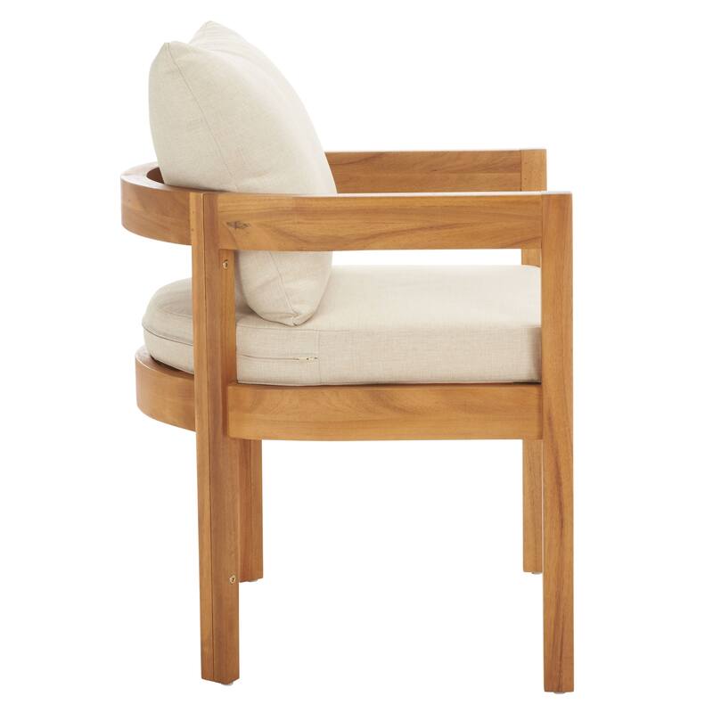 SAFAVIEH Outdoor Living Kento Dining Chair (Set of 2) - 27"W x 24"D x 26"H