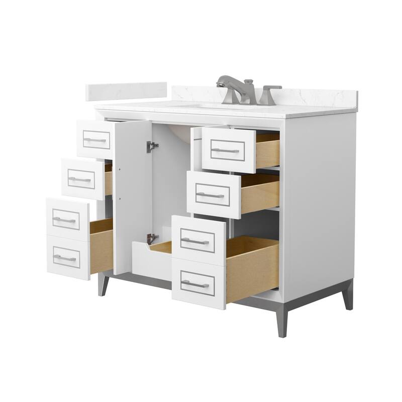 Wyndham Collection WCH5151-42S-VCA-US3MXX Marlena 42" Free Standing