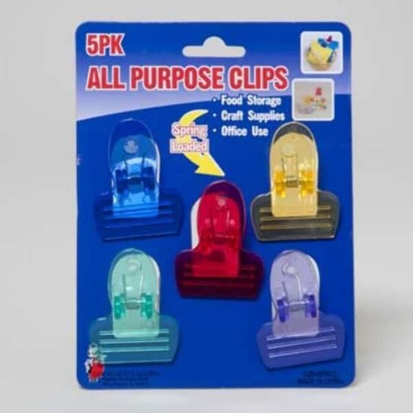 Small Power Clips All Purpose Power Clips 5 Pack - 48 Units - Bed Bath & Beyond - 23590252