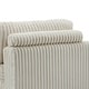 preview thumbnail 13 of 150, 42" W Plush Corduroy Upholstered Chaise Lounge Sleeper for Living