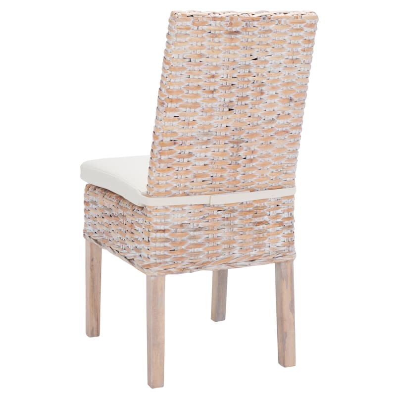 SAFAVIEH Bobbi Side Chair with Cushion - 20" W x 24" D x 39" H - 20"W x 24"D x 39"H