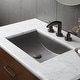 preview thumbnail 30 of 49, Cabrillo 21-inch NativeStone Undermount Bathroom Sink - 20.75" x 14.75" x 5"