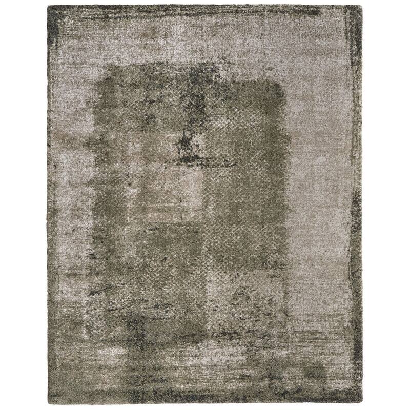 HomeRoots Abstract Industrial Rectangle Area Rug