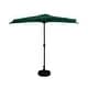 preview thumbnail 13 of 14, Soomer 9-Ft Half Umbrella with Fillable Black Base Dark Green