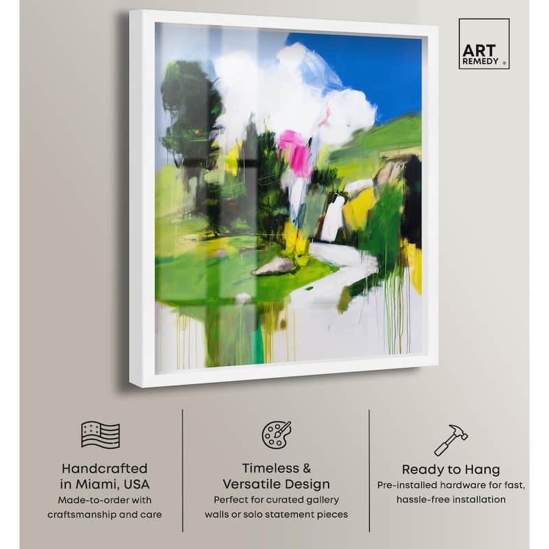 Swiss Fields Shadowbox by Art Remedy