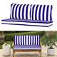 Option Blue And White Stripes