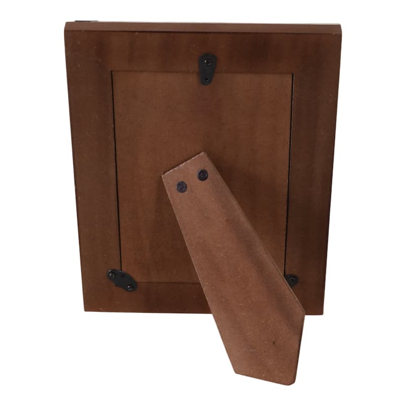 Resin Wood Lines Photo Frame - Black/White, 4x6 in.