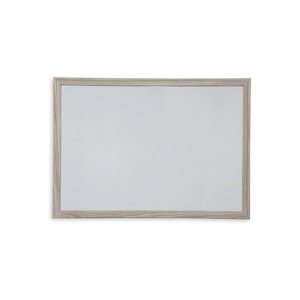 Signature Design by Ashley Hasbrick Tan Bedroom Mirror - 39"W x 2"D x 28"H