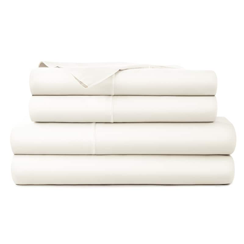 Organic Cotton Sateen Bed Sheets - 300 Thread Count