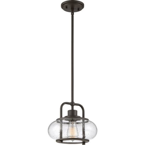 slide 2 of 2, Quoizel Trilogy 10" Pendant Light in Old Bronze