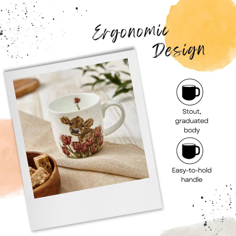 Royal Worcester Wrendale Design Mug Farm Animals