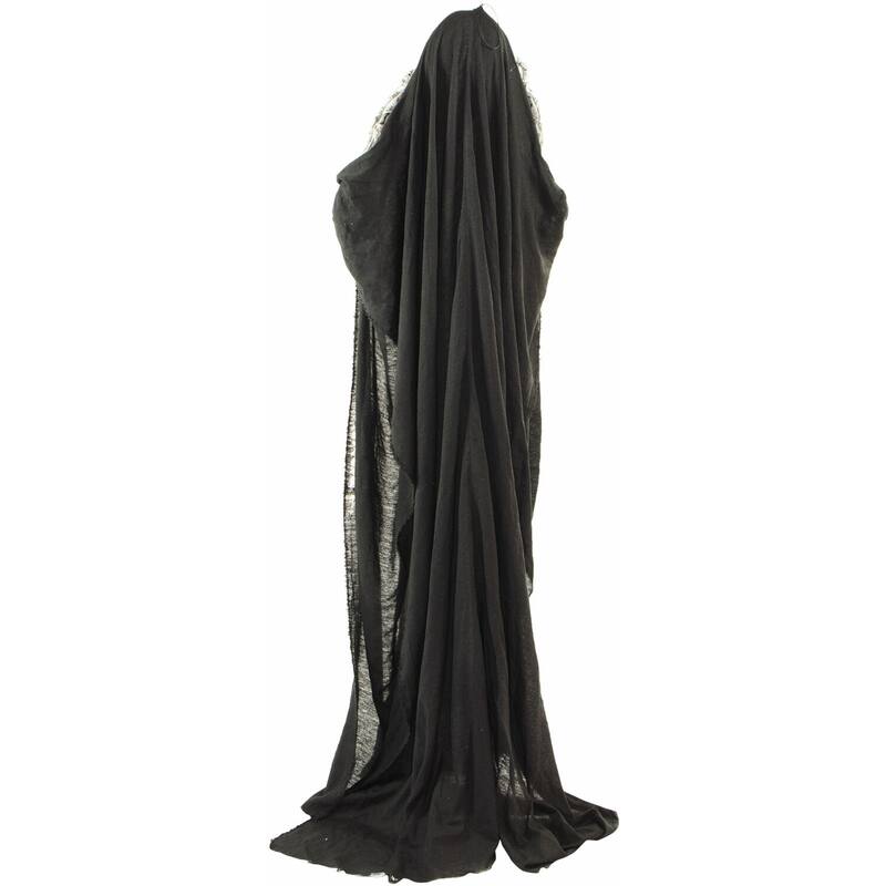 Haunted Hill Farm 70-In. Squal the Animated Howling Reaper, Indoor or Covered Outdoor Halloween Decoration, Battery Operated