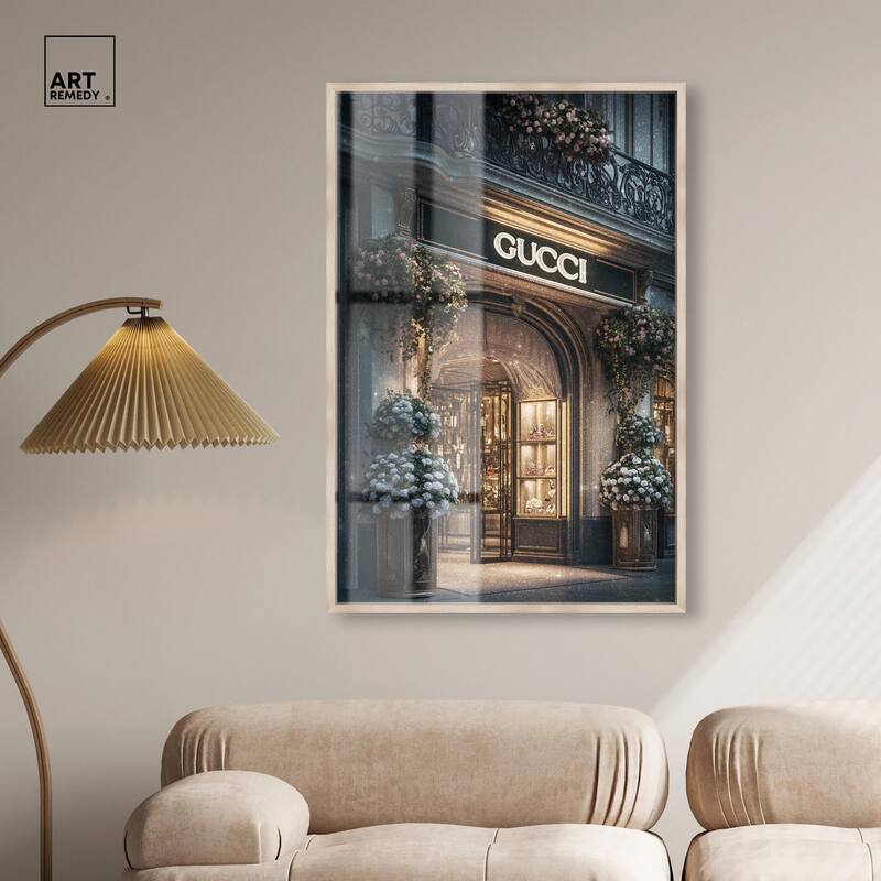 Illuminated Luxury Store Shadowbox by Art Remedy